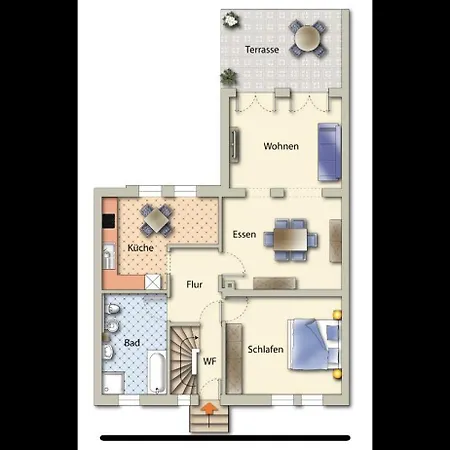 Sued 77qm - Ruhige Lage Nahe Rhein & Innenstadt Apartmán